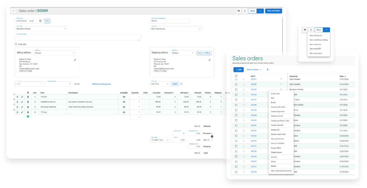 Inventory Software Features | SOS Inventory