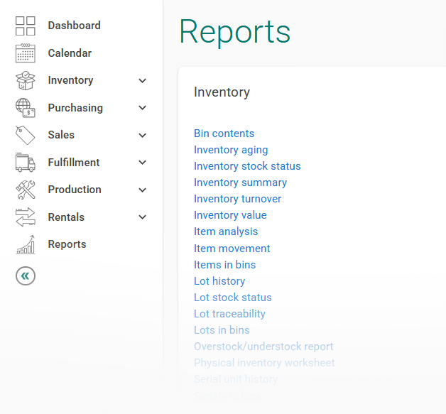 reports list